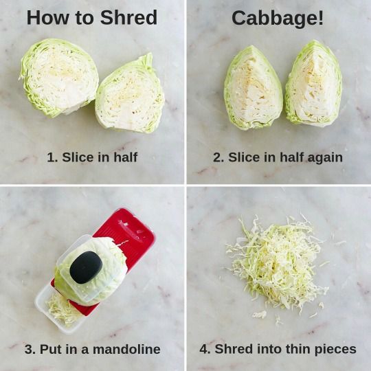 Sliced cabbage