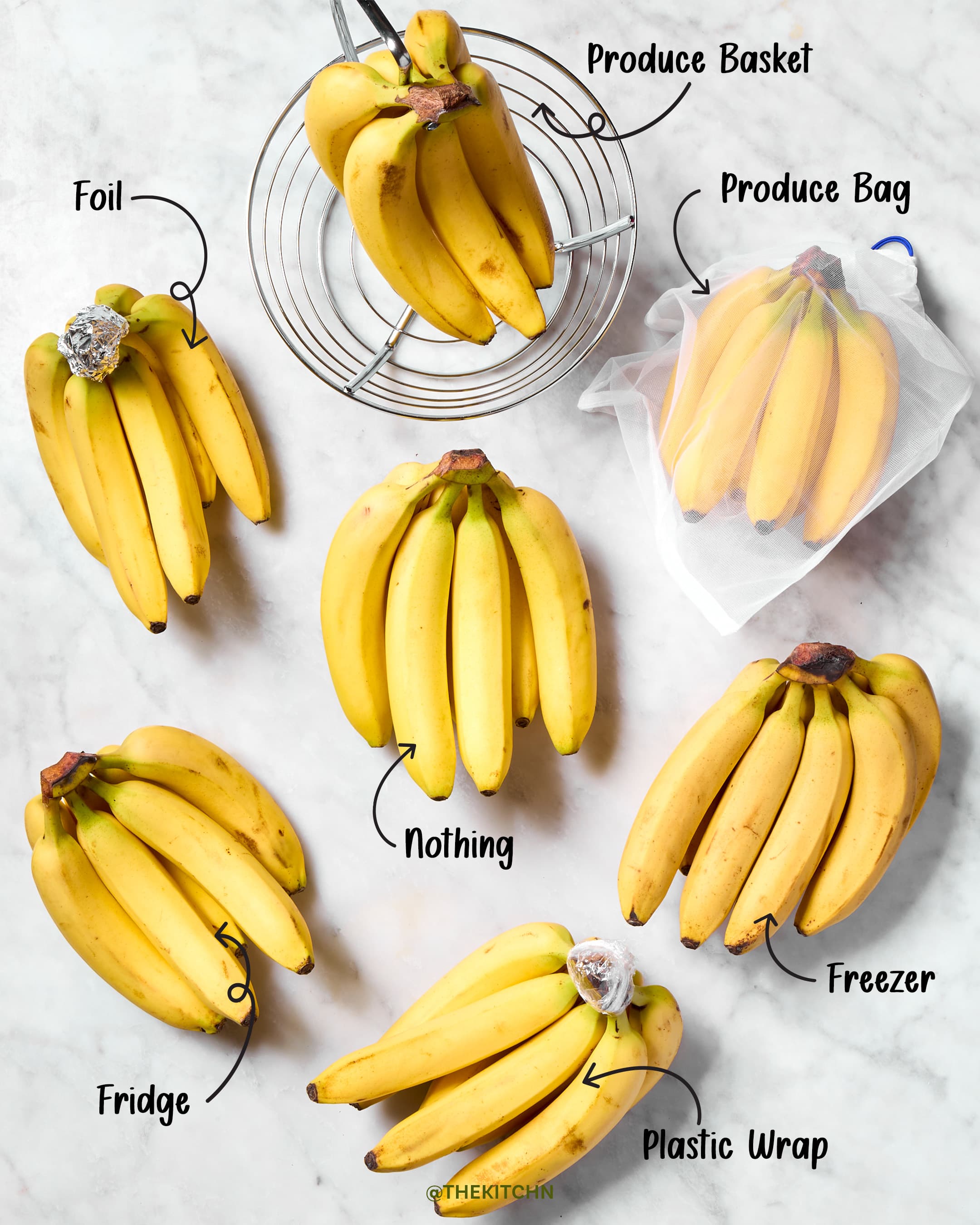 Healthy Bananas Storage Techniques