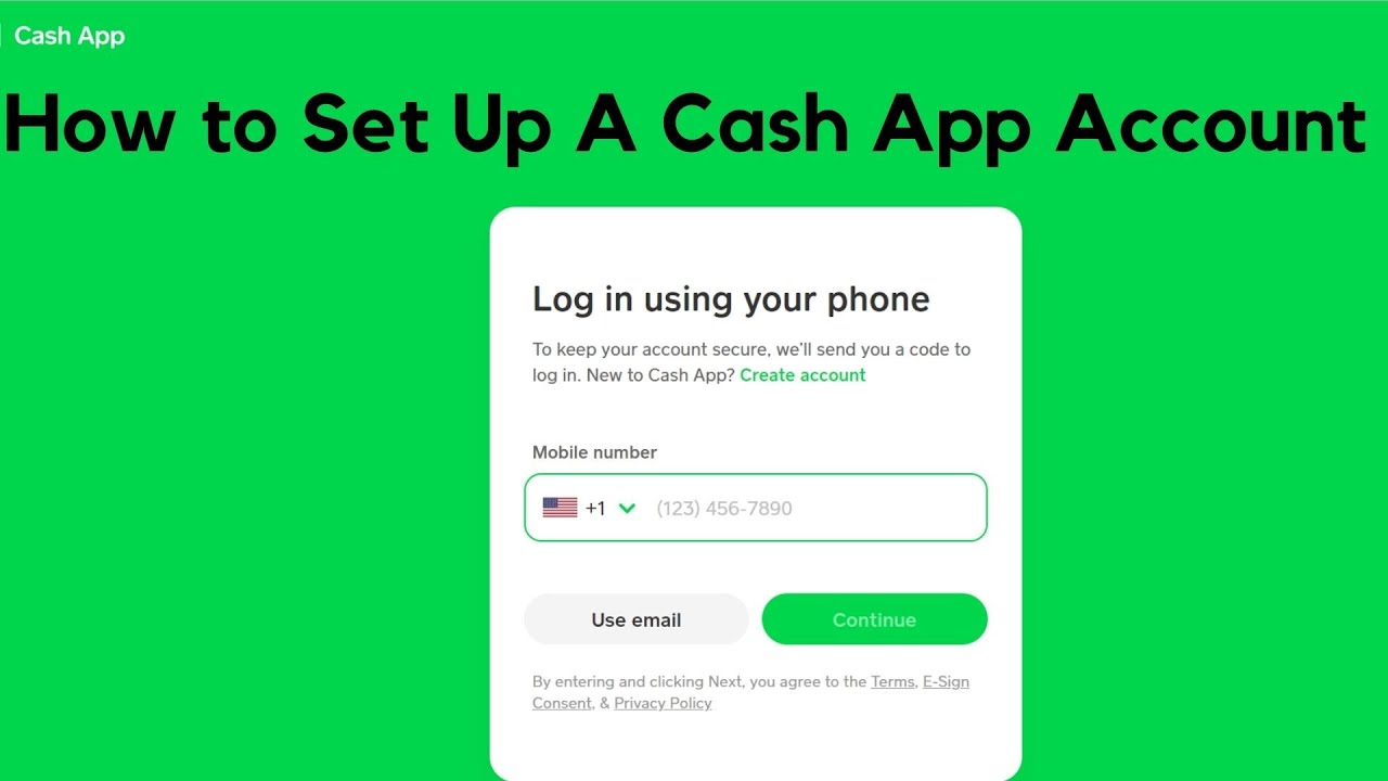 How to set up Cash App