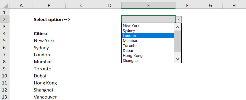 How to Make Drop Down List in Excel